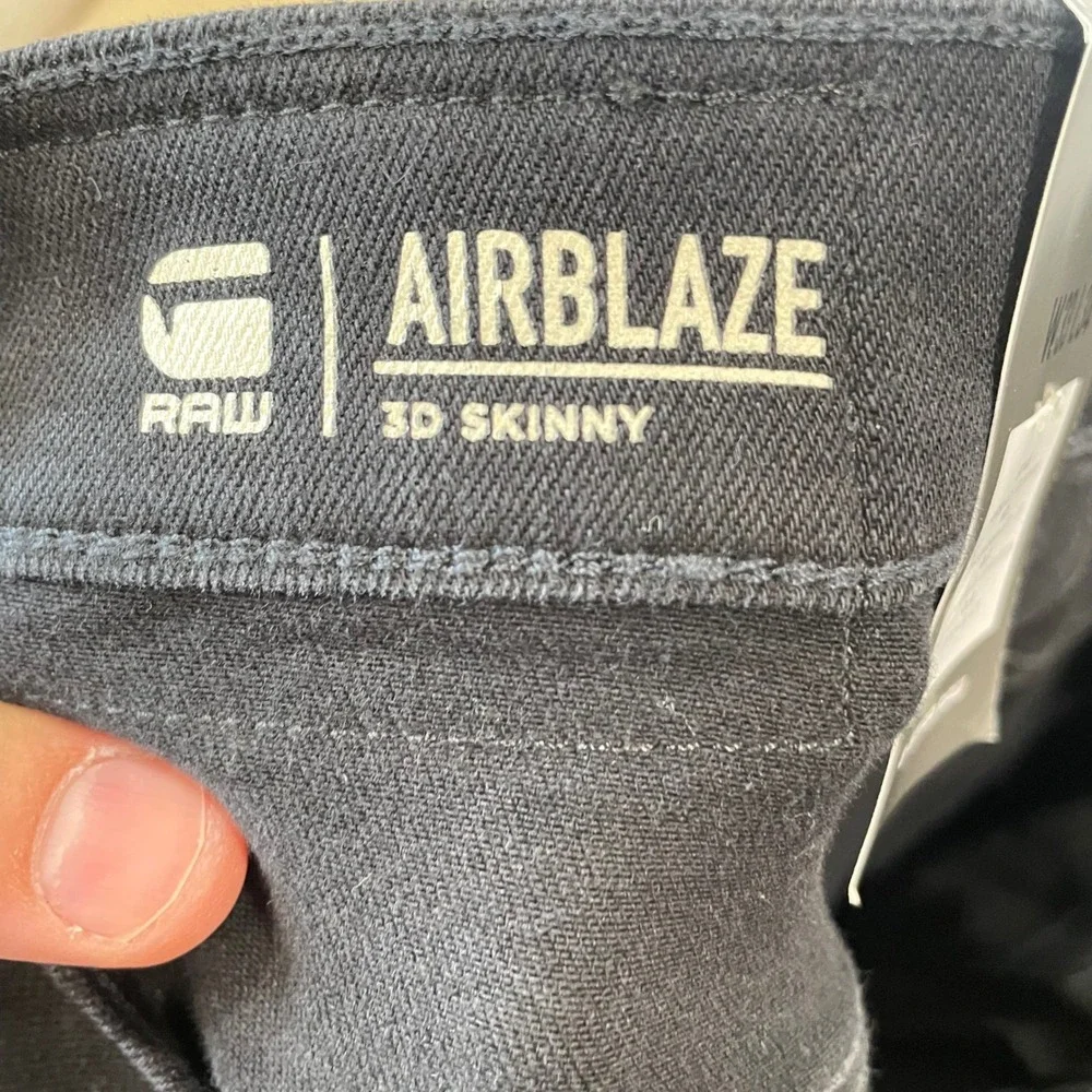 G-Star RAW Airblaze 3D Skinny Jeans Mens 33x34 Black Multi Pocket Cargo